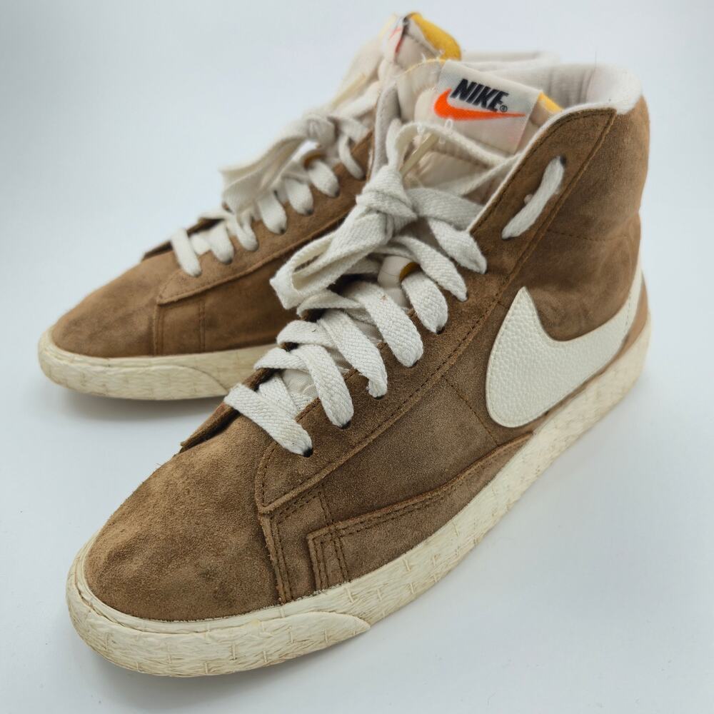 Nike Blazer Mid '77 Vintage Cacao Wow Women's Size 8 518171-304 Brown Suede
